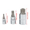 10PCS Triple Square Spline Bit Socket Set Low Wear Accurate