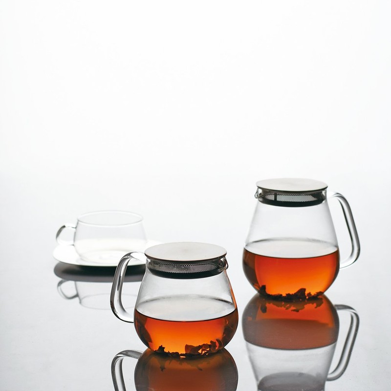 KINTO (キントー) UNITEA One-Touch Teapot 720ml Heat Resistant Glass Gift