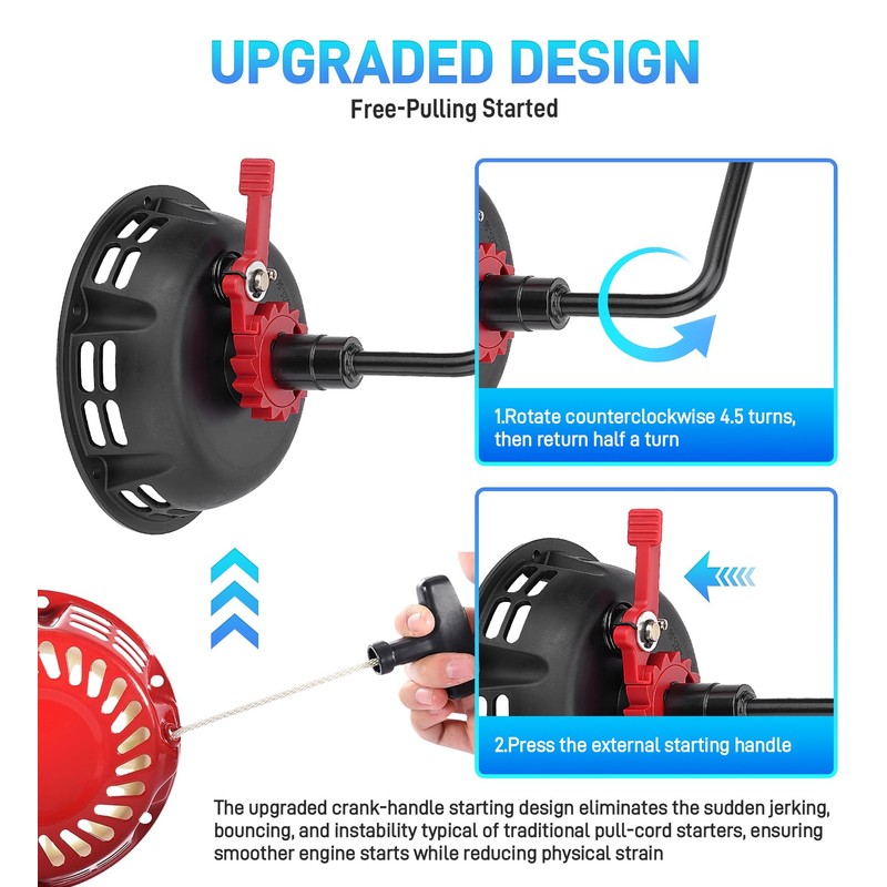 Easy Quick Fast Pull Start Recoil Starter Assembly Compatible with