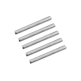 sourcing map Fully Threaded Rod M5 x 45mm 0.8mm Thread Pitch 304 Stainless Steel Right Hand Threaded Rods Bar Studs 5 Pack