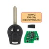 433MHz 2 Button Car Key Remote Control for Nissan Qashqai
