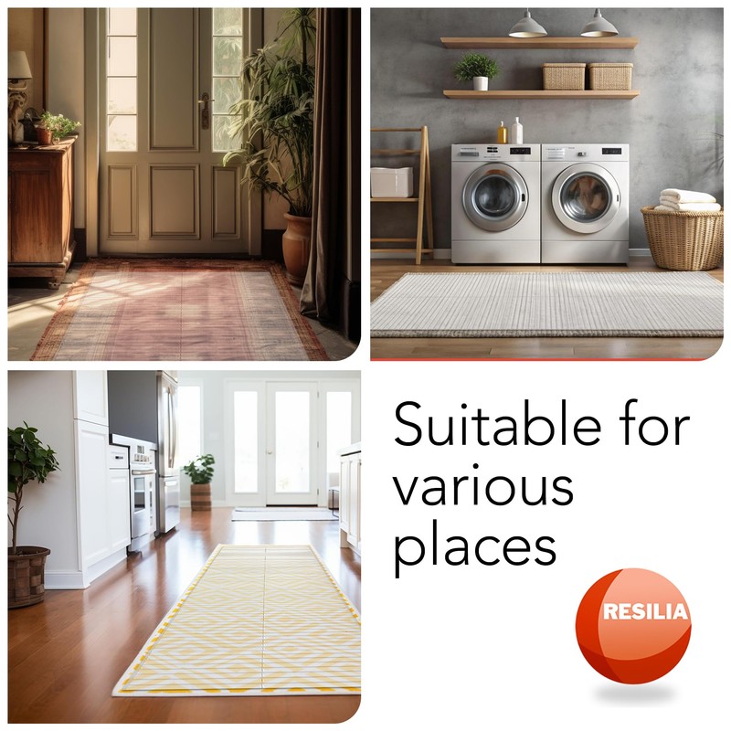 RESILIA Deep-Pile Carpet Runner - Plastic Vinyl Carpet & Rug