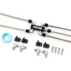 MSCRP AN4 Fuel Brake Line,LS Coolant Crossover Steam Vent Kit