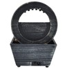 3V USB Plastic Flower Water Fountain LED Tabletop Fountain with