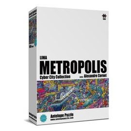 Antelope - 1000 Piece Puzzle for Adults, Cyber City Lima Metropolitan Jigsaw Puzzles 1000 Pieces, Latin America Peru Puzzle, High Resolution, Matte Finish, Smooth Edging, No Dust