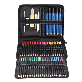 95pcs Art Painting Sketch Tool Kit with Colored Pencil Graphite Pencil Charcoal Pencil Eraser