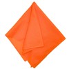 MDSTYLE Plain Bandana, 100% Cotton, 22.0 x 22.0 inches (56