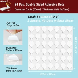 Double Sided Museum Putty, Strong Adhesive Glue Dots, Removable Mounting Sticky Tack Table Dots for Wall Hanging, Crafts, Balloons, Poster, Museum, Decorations Putty Waterproof