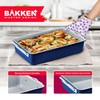 Bakken 8-Piece Stackable Bakeware Set - Ceramic Non-Stick Coating, Baking