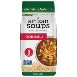 Canterbury Naturals Artisan Soup Mix, Chicken Tortilla Soup Mix, Non-GMO, Makes 8 Servings, 6.8-Ounce Bag (Pack of 3)