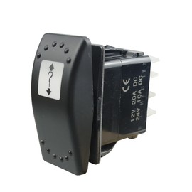 5 Pin Winch Switch Amber LED Light 710002052, Fit for Can-am 2011-2020 Defender Commander Maverick Traxter, Self-Locking Function Rocker Switch Electrical Winch Switch 20A 12V On Off On