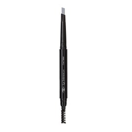 Eye Embrace Cool Helen: Light Gray Eyebrow Pencil – Waterproof, Double-Ended Automatic Angled Tip & Spoolie Brush, Cruelty-Free