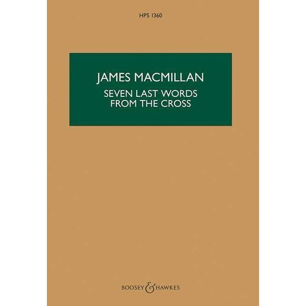 Seven last words from the cross: Cantata. HPS 1360. mixed