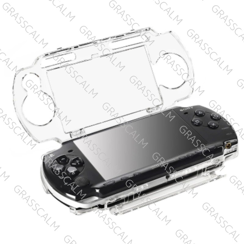 GRASSCALM PSP フルカバー ハードシェルケース PSP1000 用 透明 クリア 画面保護 落下防止