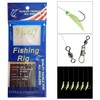 Fishing Rigs Fishing Lures Bait Rigs-8 Packs Luminous Fishing Rigs