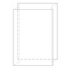 VEPATIM 2 Side Gusset Bags 900 + 600 x 1800 mm LDPE Transparent Cloudy 60 µm