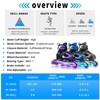 MammyGol Adjustable Inline Skates for Boys Girls Kids Youth with