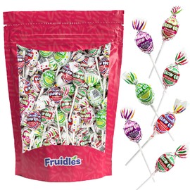 Bubble Gum Filled Blow Pop Lollipops Hard Candy Suckers, Assorted Flavors, Individually Wrapped (20-Pack)