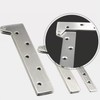 2 Door Pivot Hinge Kits,Stainless Steel Spindle,L Shape Heavy Duty