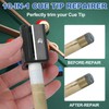 WIILGN 28 PCS 5-in-1 Billiard Cue Tips, Pool cue TipsReplacement