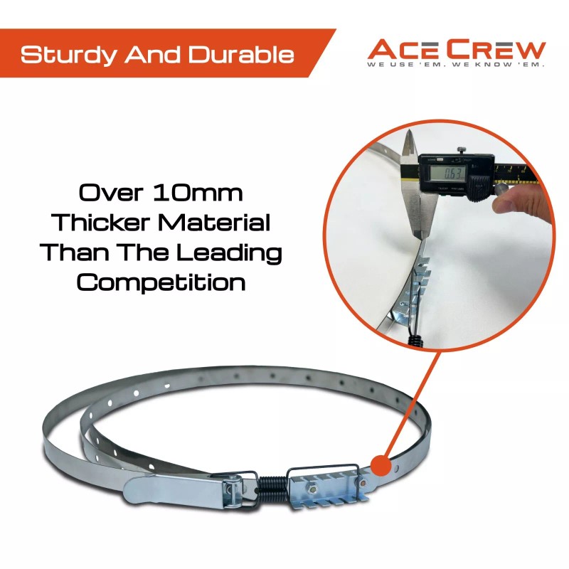 Dust Collector Band Clamp Dust Strap 11-1/2" to 24-1/2" One-Size-Fits-