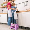 ACSTEP 9 Inch Folding Step Stool 300 LB Capacity Plastic