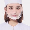 Transparent Hygiene Face Shield for Food Service & Cooking (10 Pcs) Food Service Mask 5ea
