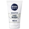 NIVEA MEN Sensitive Face Wash with Zero Percent Alcohol (100
