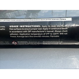 Sip Seal Adhesive Sealant Sausage Tube Gray Colored Cartridge Silicone