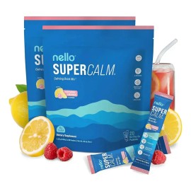 2pc Supercalm Suplemento Polvo Relajacion Ansiedad 20 Sobres