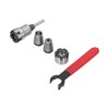 5Pcs set Router Bit Extension Rod Collet Extension Chuck Converter