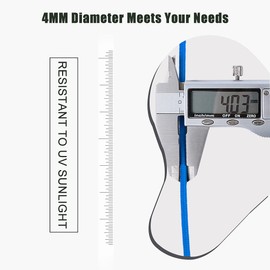 650lb Paracord/Parachute Cord - 9 Strand Paracord Rope - 100', 200' Spools of Parachute Cord, Type III Paracord for Camping, Hiking and Survival (Blue, 100 Feet)