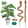 2 Pack 25 Inch Coco Coir Moss Poles for Climbing