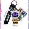 AIXUAN Tide Cool Inazuma Keychain Unique Bag Strap Female Detailed