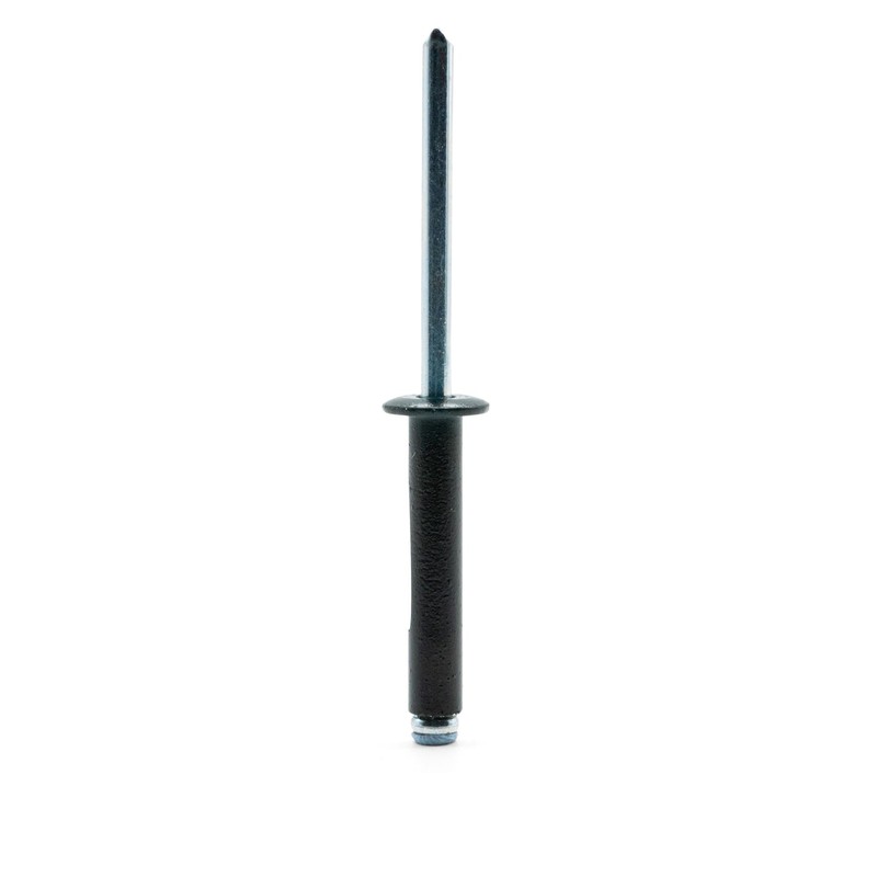 Hippo Hardware (2.4mm X 4mm) Black Pop Rivet Aluminium Body