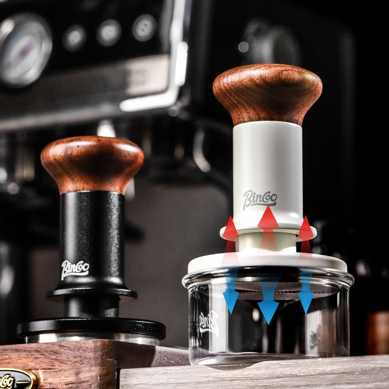 Espresso Tamper 58mm, Spring Loaded Coffee Tamper,Precision Pressure Espresso Tamper