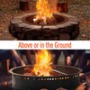 Fire Pit Ring 40 inch Outer/36 inch Inner Smokeless Fire