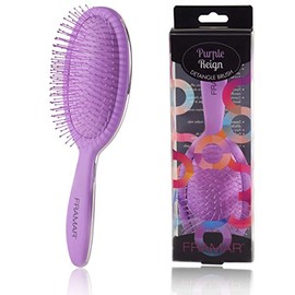 Framar Detangling Brush for Thick Hair – Detangle Brush for Thick Hair, Kids Hair Brush for Curly Hair, Detangling Hair Brush for Kids, Brush for Hair, Soft Hair Brush, Curly Brush (Purple)
