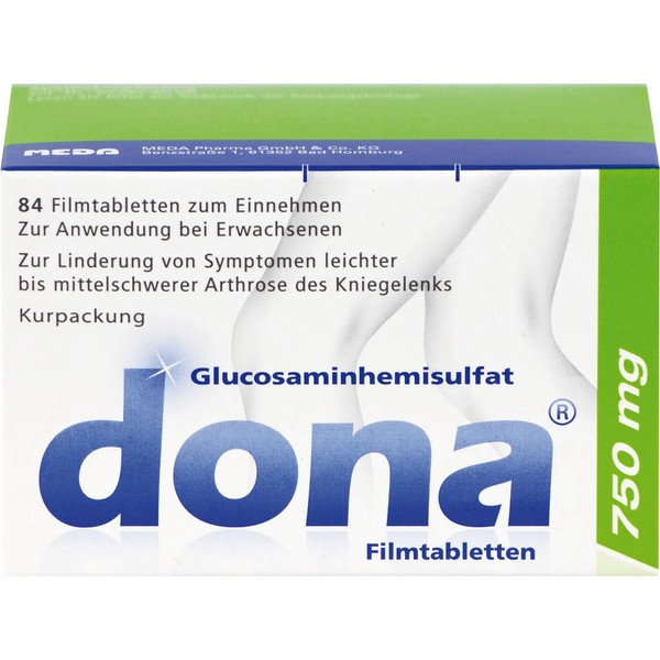 dona 750 mg Tabletten bei Arthrose des Kniegelenks, 84 pcs.