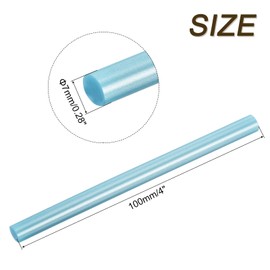 sourcing map Mini Hot Glue Sticks for Glue Gun 0.28-inch x 4-inch Metallic Blue 6pcs