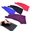 Artist Drawing Tablet Gloves Two Finger Graphics Painting Glove Free
