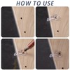 BEIQIYA 50pcs Window Screen Clips, Storm Windows Clips with Screws,