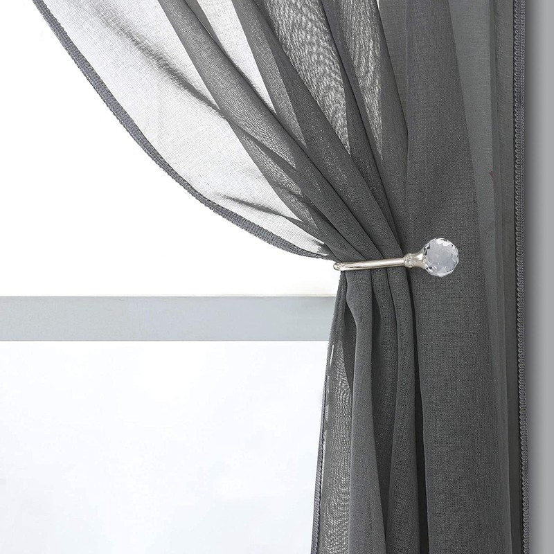 Curtain Holdbacks, Crystal Curtain Holdbacks, Curtain Tieback Hooks Silver Curtain