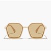 iKANOO Oversized Square Sunglasses for Women Hexagon Inspired Designer Style
