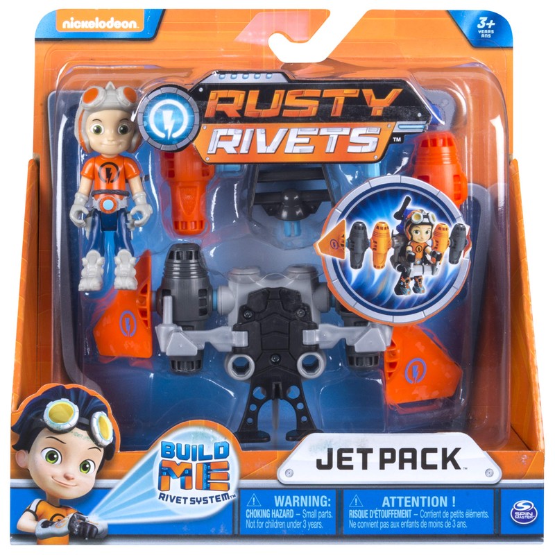 RUSTY RIVETS – Jet Pack Building Set with Rusty Figure,