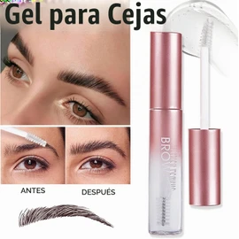 Gel Para Cejas, Fijador de Cejas De Secado Rápido Y Larga Duración, Cera Natural Para Cejas Tridimensional Sin Olor, Jabón Transparente Para Cejas, Kit De Pomada Para Cejas Con Pincel (Ceja)