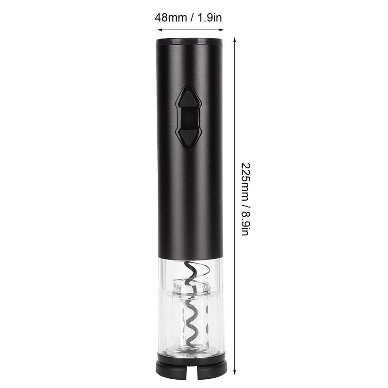 Electric Wine Corkscrew Automatic Cordless Wine Bottle Opener with Foil