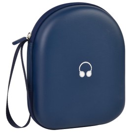 Headphone Case Compatible with JBL Tune 510BT/ for Sony WH-CH520/ 520BT/ T570BT/BK Wireless On-Ear Headphones, Headphones Bluetooth Protective Case for Charging Cable (Box Only) - Dark Blue