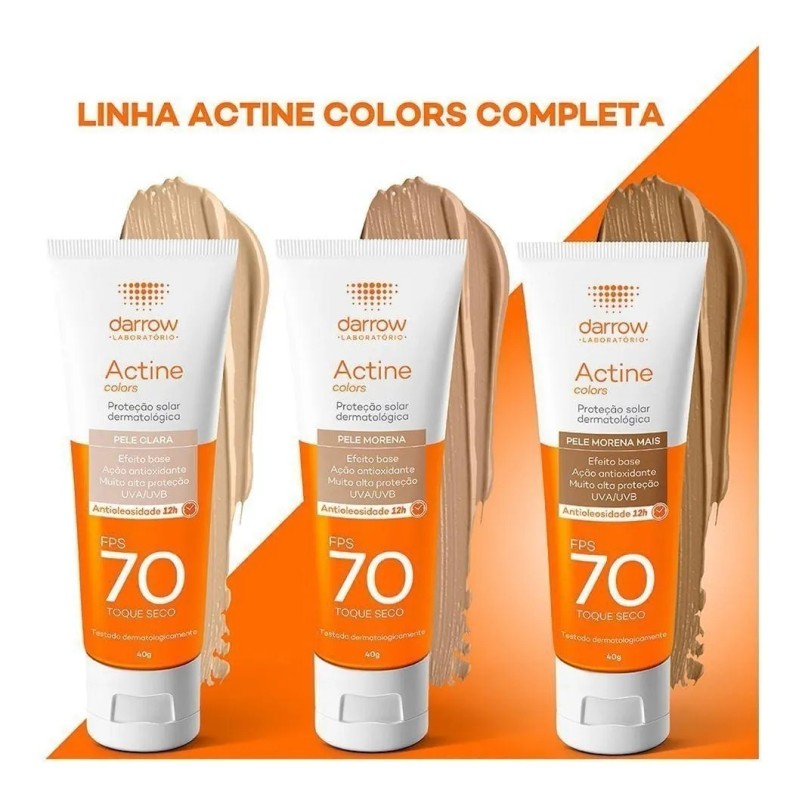 Darrow Actine Protector Solar Dermatológico Fps Tono Claro 40g