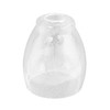 Anmire Clear Seeded Glass Shade, Modern Light Fixture Replacement Globe